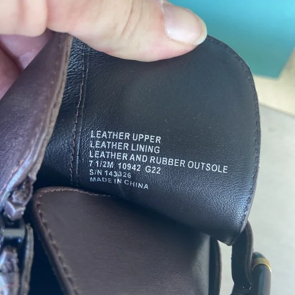 Tory Burch Brown Ankle Boots with Gold Accent - Picture 5 of 7